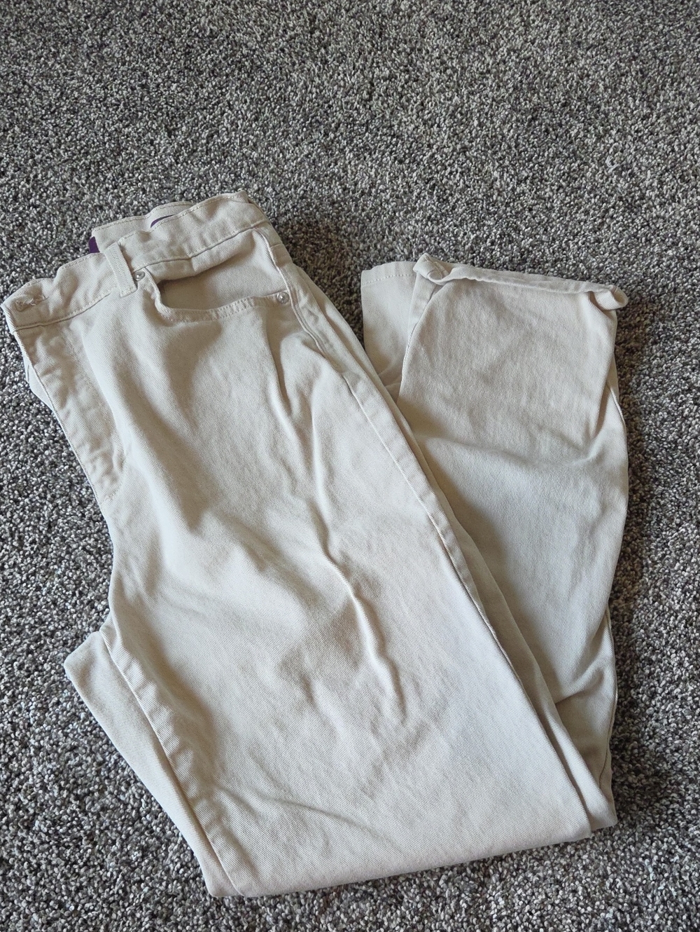 Gloria Vanderbilt Amanda Cream Jeans